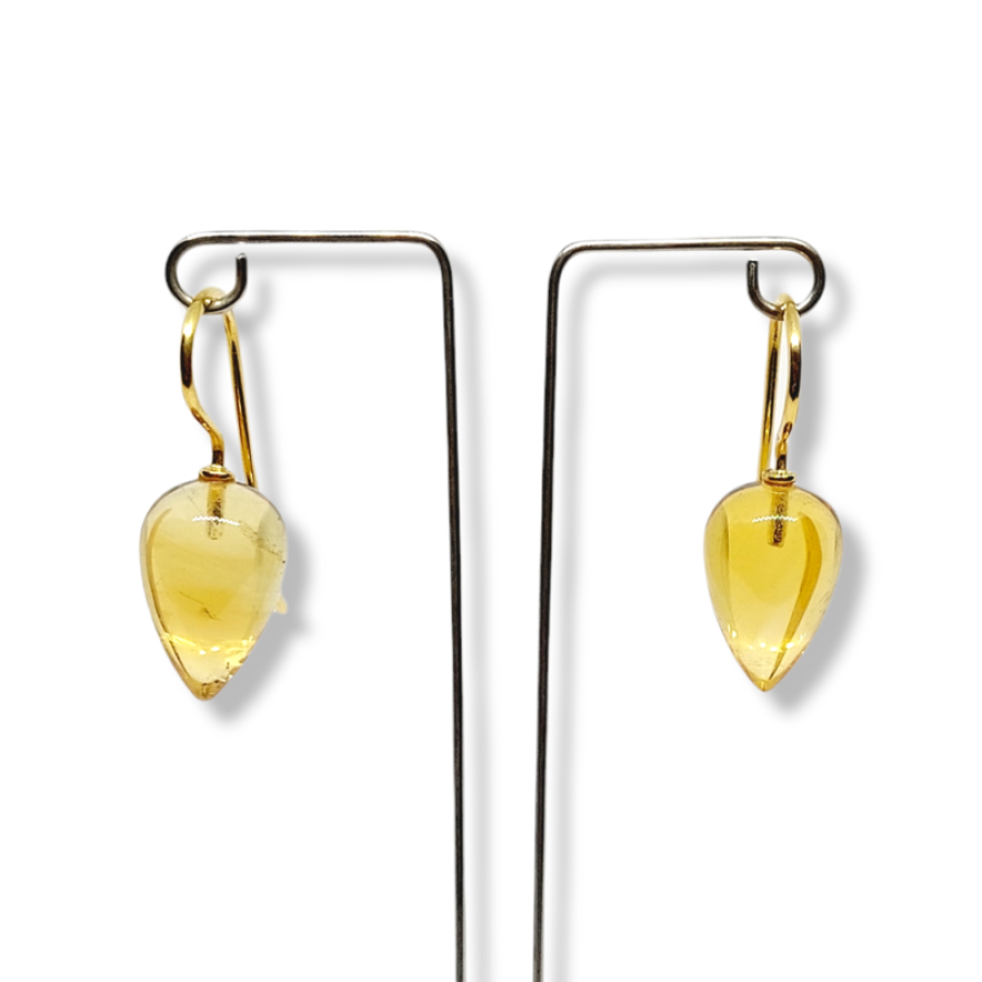 Ohrringe Sterlingsilber 925er mit Citrin