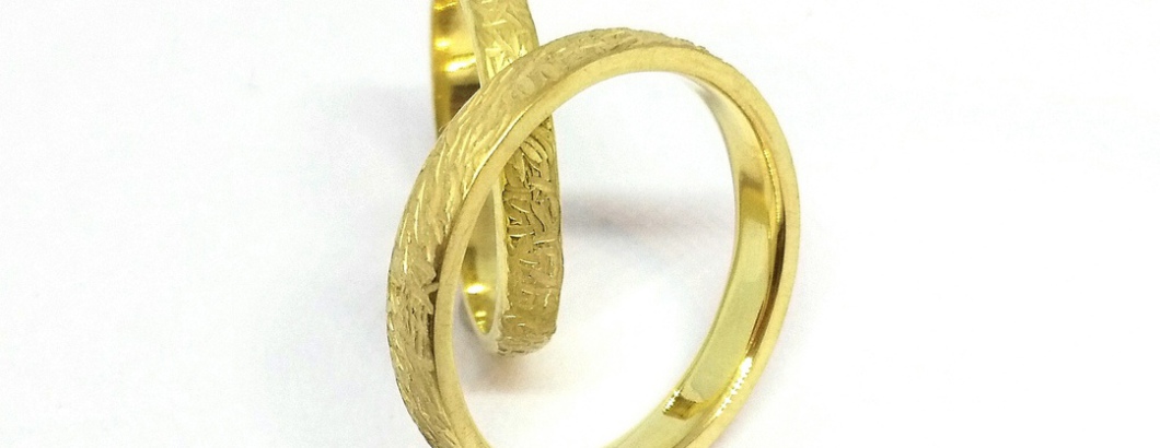 Trauringe mit Hammerschlagstruktur Hannover