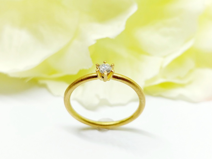 Verlobungsring Gold von Chalos